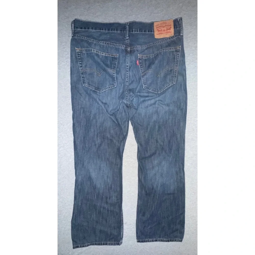Levi's 527 Mens Slim Bootcut Jeans Size 36x30 very Lightweight Broke In Western